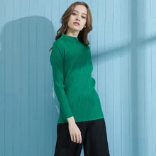 Модные раза с длинными рукавами новые пикантные, с вырезом лодочкой футболка