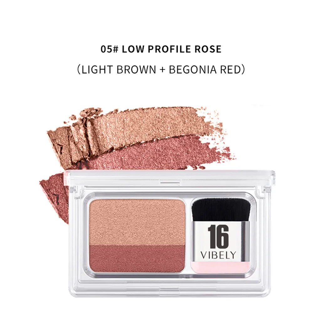 

2 Colors Gradient eyeshadow Pallete Makeup Eye shadow Palette Cosmetic Set Eye Shadow Professional long lasting Beauty Cosmetic