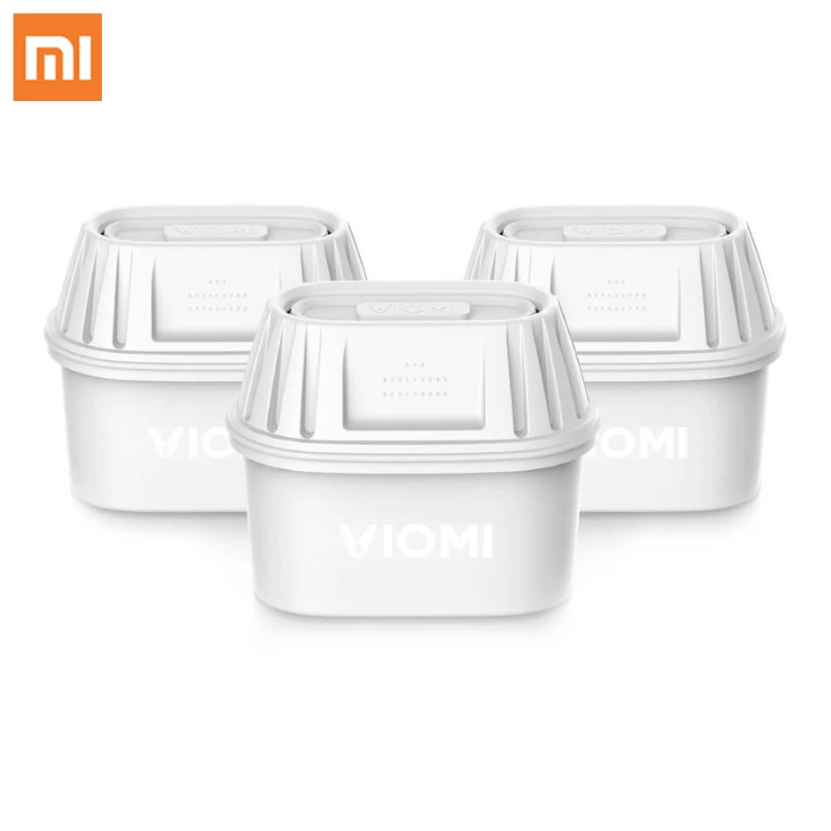 3 шт. оригинальный Xiaomi viomi L1 УФ 7 многоцелевой угольный фильтр ионообменной смолы