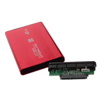 

USB 2.0 2.5 Inch SATA IDE Enclosure External Case Box Mobile Disk Reader For HDD Notebook Laptop Hard Disk aluminum-magnesium al