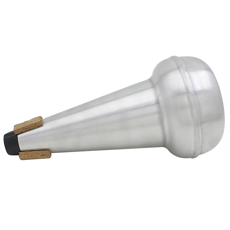 

1Pc Light-Weight Practice Trombone Straight Mute Silencer Sourdine Aluminium For Alto Tenor Trombone Silver