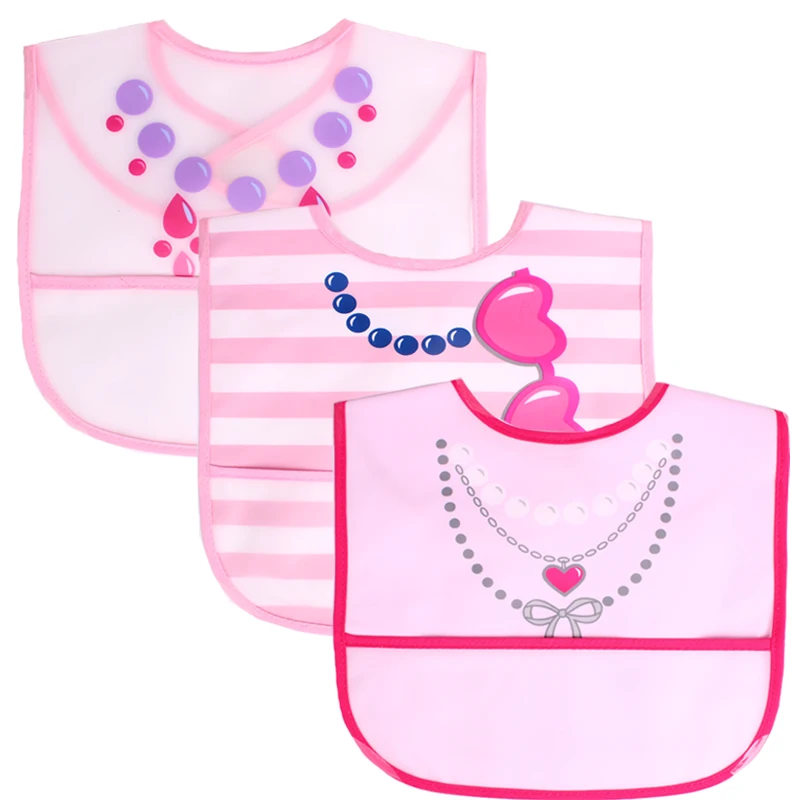 

Adjustable Baby Bibs Waterproof Bibs Baby 2019 Cartoon Feeding Cloth Children Baby Accessories Stuff