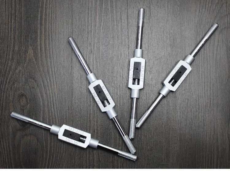 Nonslip Handle Adjustable Metal Tap Reamer Wrench M1 M10 / M4 M12 Screw