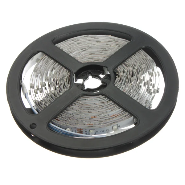 Светодиодная лента RGB 3528 SMD 5 м неводонепроницаемые светодиодные лампы 12 В 60