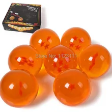 Япония Аниме Dragon Ball Z 7 шт./компл. игрушки, ПВХ экшен-фигурка Гоку диаметр 4 см лучшее значение подарок