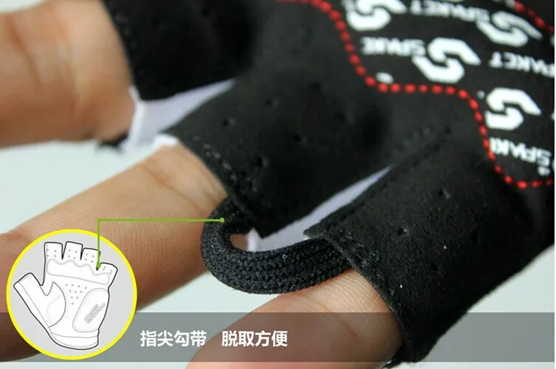 New Arrival Brand Silicone GEL Bicycle Half Finger Skull Cycling Gloves Anti Slip Sweat Absorbing MTB Road Bike Riding Glove Men (13)