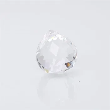 

Clear 20mm Crystal Ball Prism Faceted Glass Chandelier Crystal Parts Hanging Pendant Lighting Ball Suncatcher Home Decor