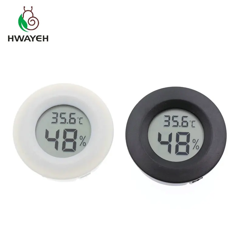 Mini LCD Digital Thermometer Hygrometer Fridge Freezer Tester Temperature  Humidity Meter Detector Thermograph Pet Auto Car - AliExpress