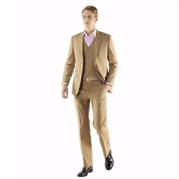 

Groom Custom Made Slim Fit Best Man Suit Wedding Prom Party Men's Suits Formal Bridegroom Clothing (Jacket+Pant+Vest)