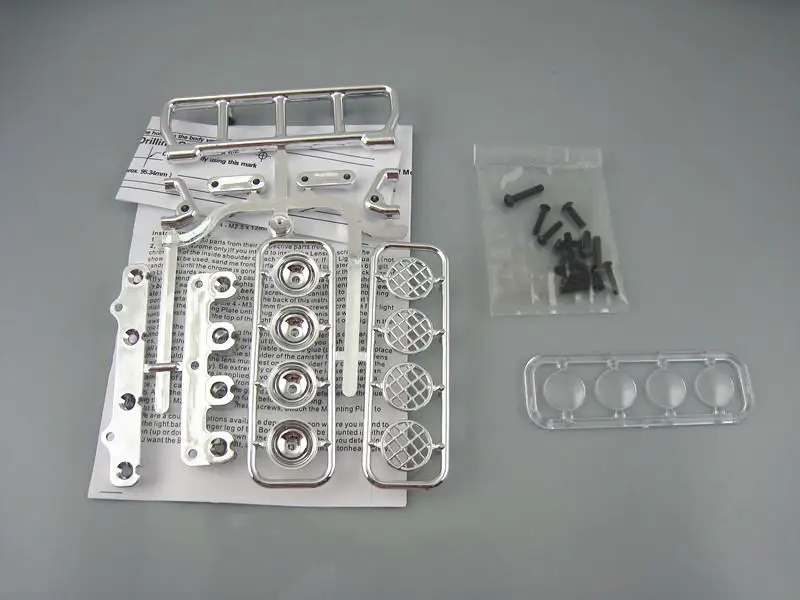 Ewellsold 1/10 RC car lamp fixture /light fixture 4lights for 1/10 RC