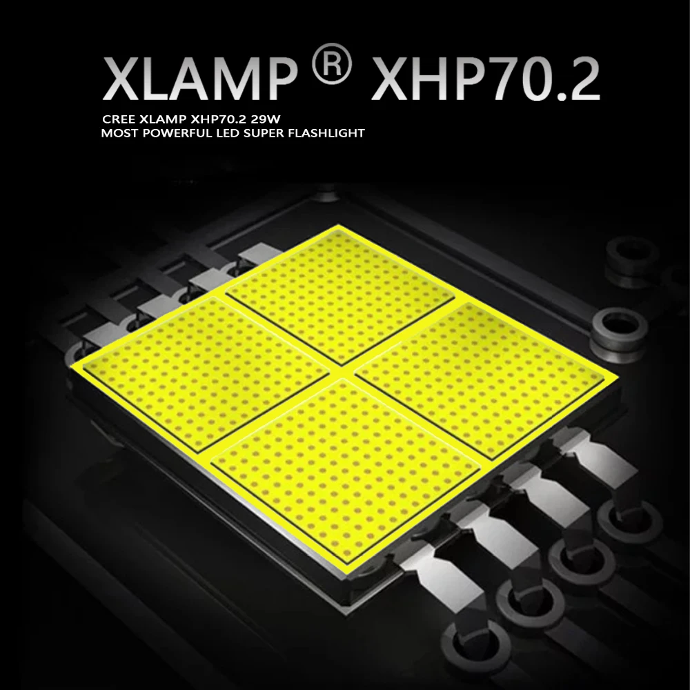 Фонарь-фонарик XHP70 светодиодный перезаряжаемый зум XHP70.2 XHP50 usb мощный светодиодный фонарик 18650 26650 фонарь