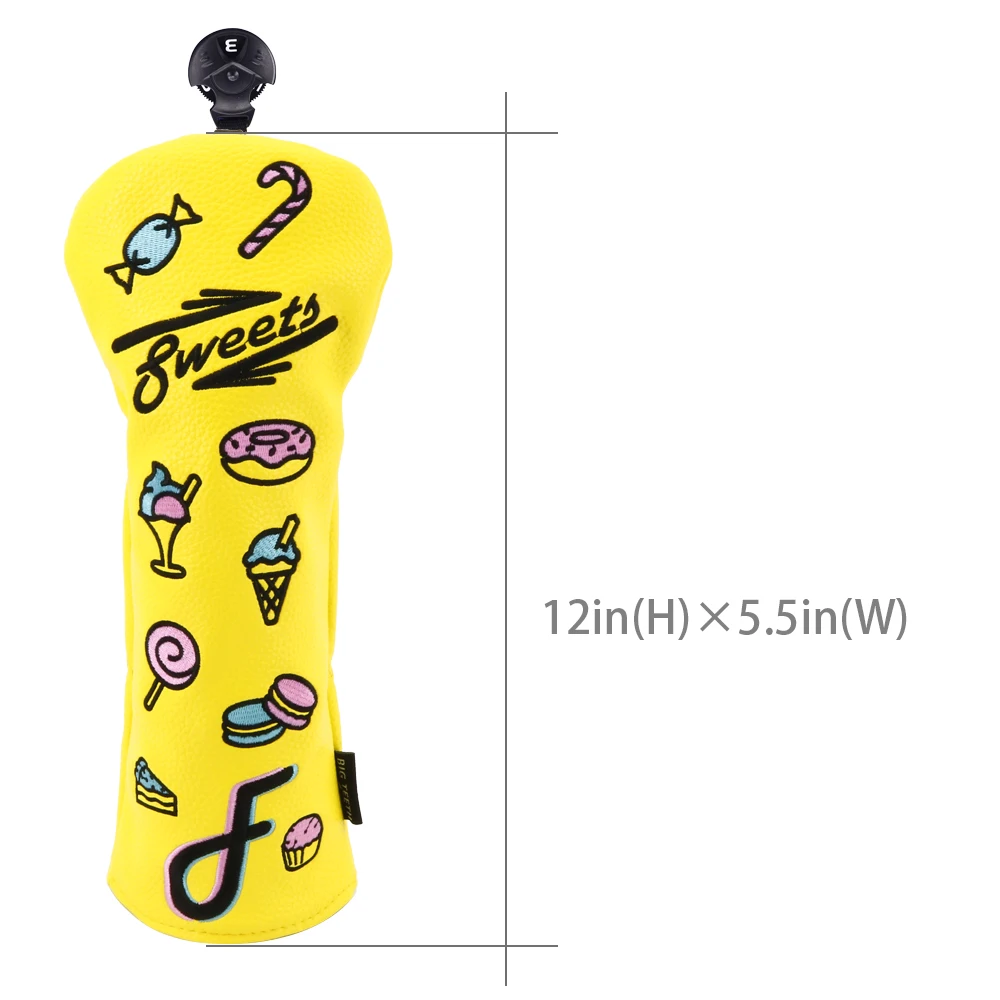 6003523 BIG TEETH golf fairway cover yellow (5)
