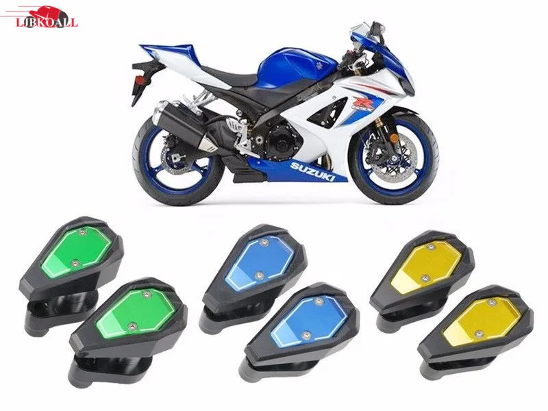 

New Motorcycle CNC Frame Sliders Crash Pads Protector for Suzuki GSX-R1000 GSXR1000 2007-2008 6 Colors Free Shipping