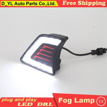 

Car styling For Toyota HILUX LED DRL For HILUX High brightness guide LED DRL led fog lamps daytime running lights silvery