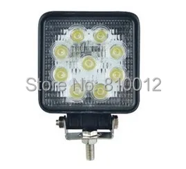 

4.3 inch 27W LED Work Light 12V~30V DC LED Driving Offroad Light For Boat Truck Trailer SUV ATV LED Fog Light Waterproof