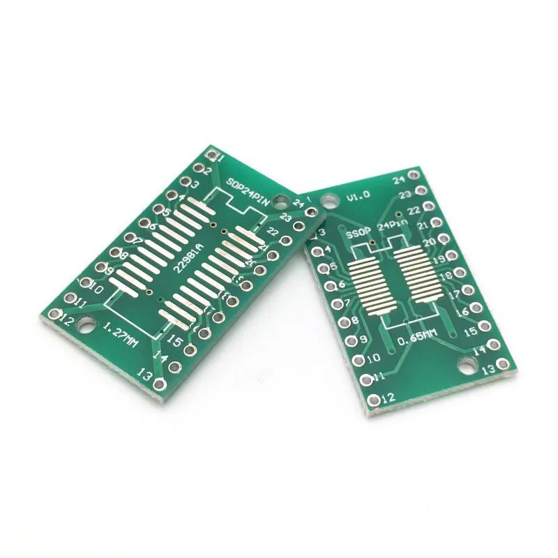20 шт. smd для dip IC АДАПТЕР 0 65 мм 1 27 SOP24 SSOP24 TSSOP24 DIP24 конвертер гнездо PCB шаг плата