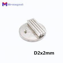 50pcs 2 x 2 mm magnet Super strong neodymium magnets N50 D2x2, D2x2mm permanent magnet D2*2 2*2mm Dia.2x2 russia magnet