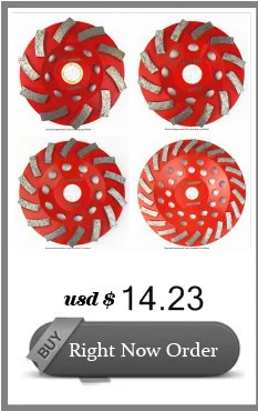 DIATOOL Diameter 180MM Segmented Turbo Diamond Grinding Cup Wheel For Concrete And Masonry Material, 7" Diamond Grinding Discs