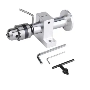 

Mini Lathe Machine Precise Live Revolving Center with Wrench DIY Woodworking Tools