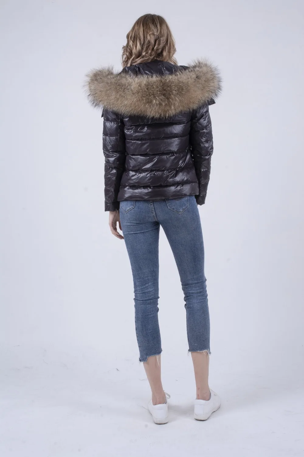 Парка женская зимняя куртка женская пальто меховая верхняя одежда с капюшоном Женская парка Толстая хлопковая подкладка зимние женские базовые пальто