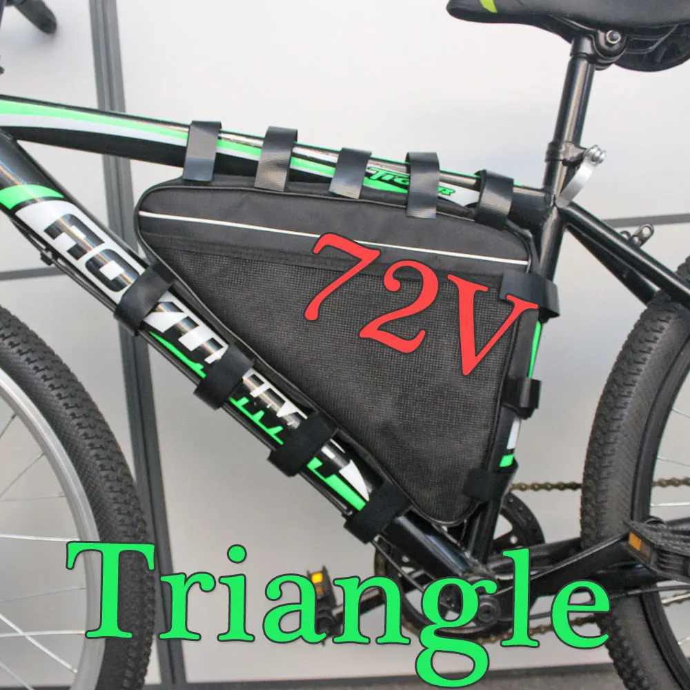 

E Bike Scooter 72V 20AH Triangle Lithium ion battery For 1500W Electric bike