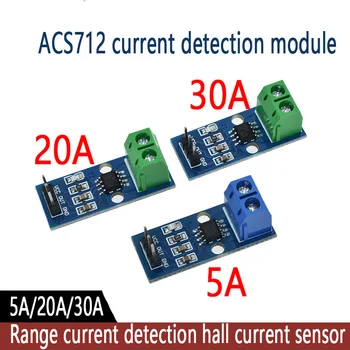 

LIZAO Hot Sale ACS712 5A 20A 30A Range Hall Current Sensor Module ACS712 Module For Arduino 20A
