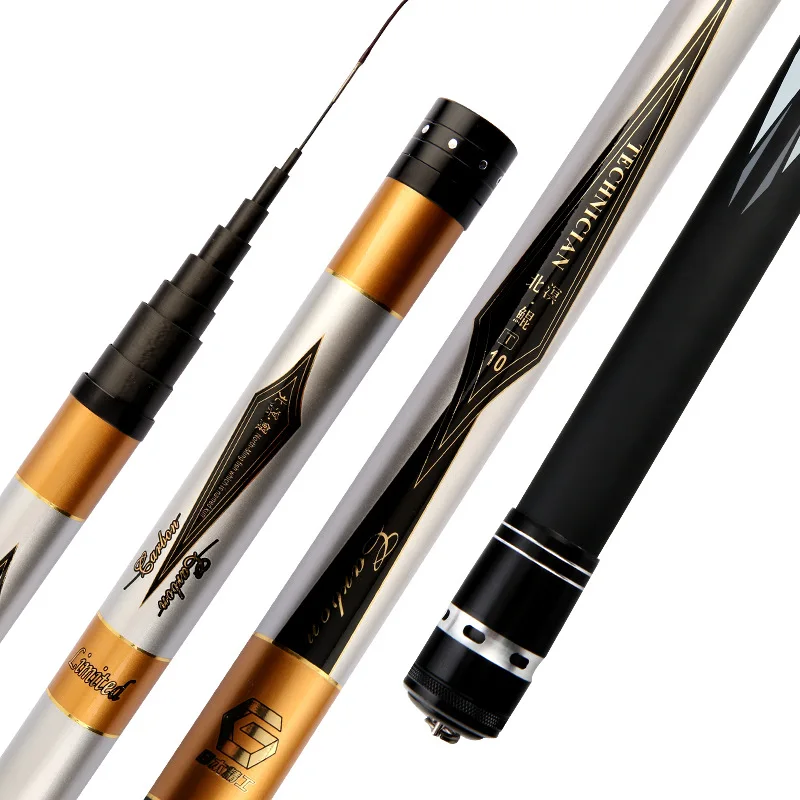 

Lengthen Ultra Light Super Hard 28H Taiwan Fishing Rod Long Stream Seapole Throwing High Carbon Power Hand Rod 8/9/10/11/12m