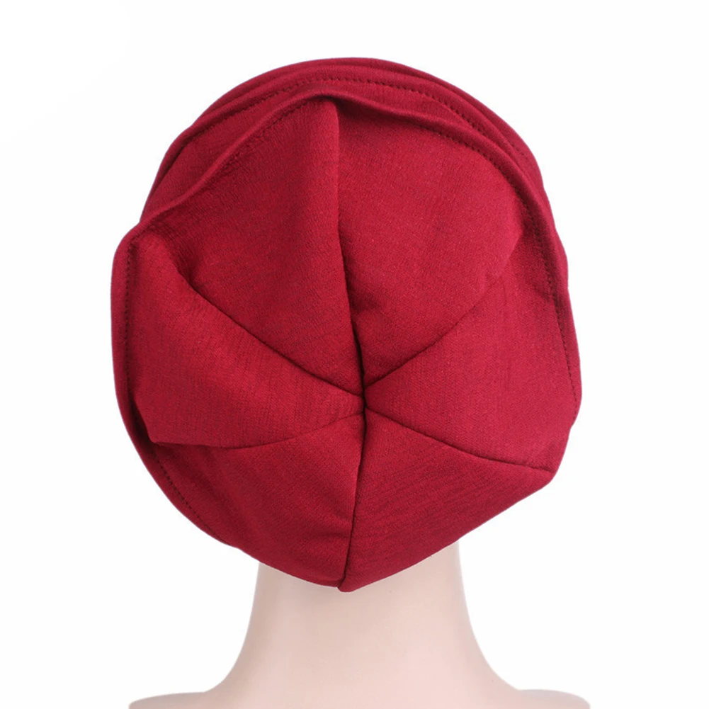 Женские хиджабы тюрбан кепка хлопок дышащая шапка эластичная ткань головной убор женские аксессуары для волос шарф для женщин-мусульманок