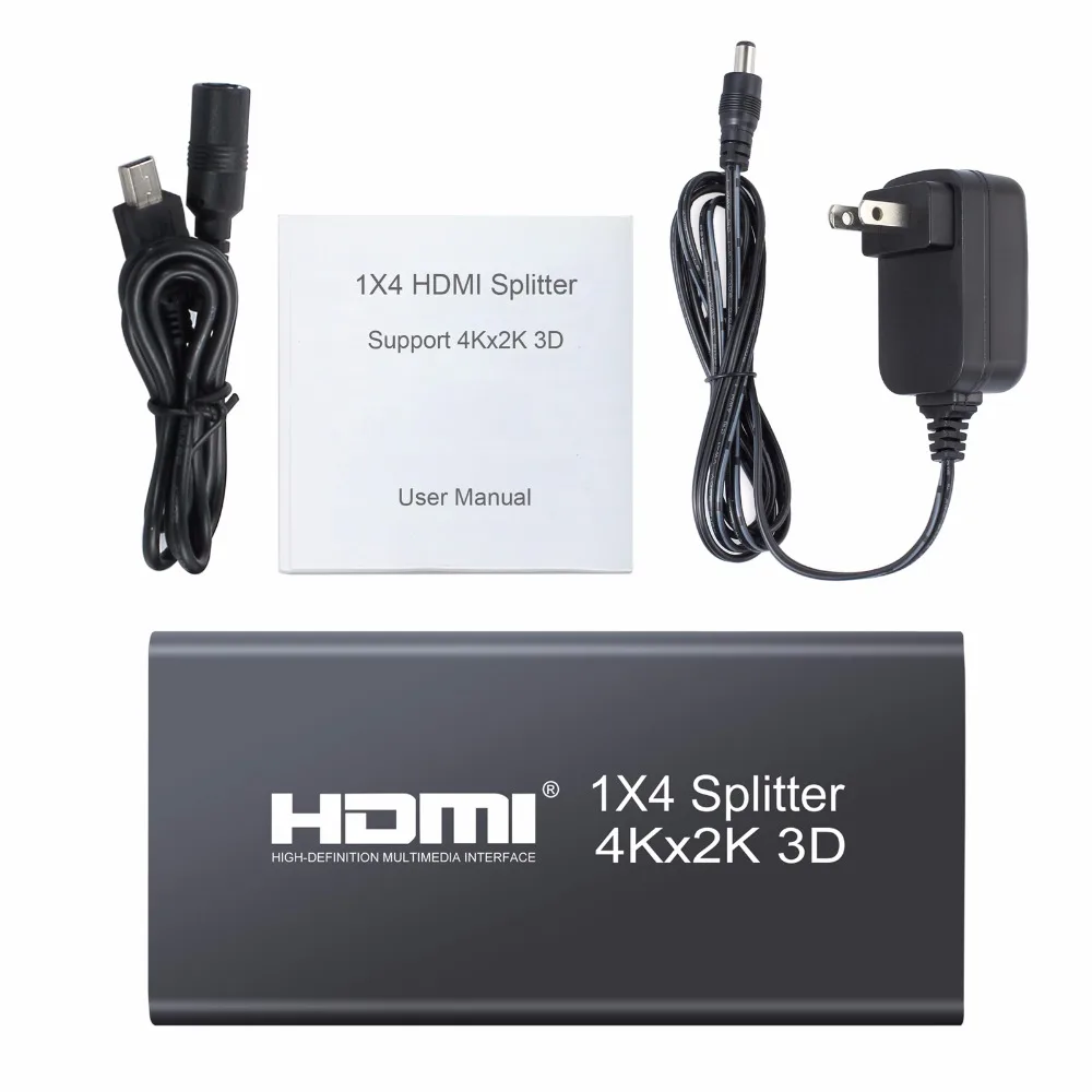 Neoteck 1*4 HDMI сплиттер Поддержка 4K * 2K 3D DTS HD/trueHD/LPCM7.1/DTS/AC3 для XBOX 360 PS4 HDTV| |