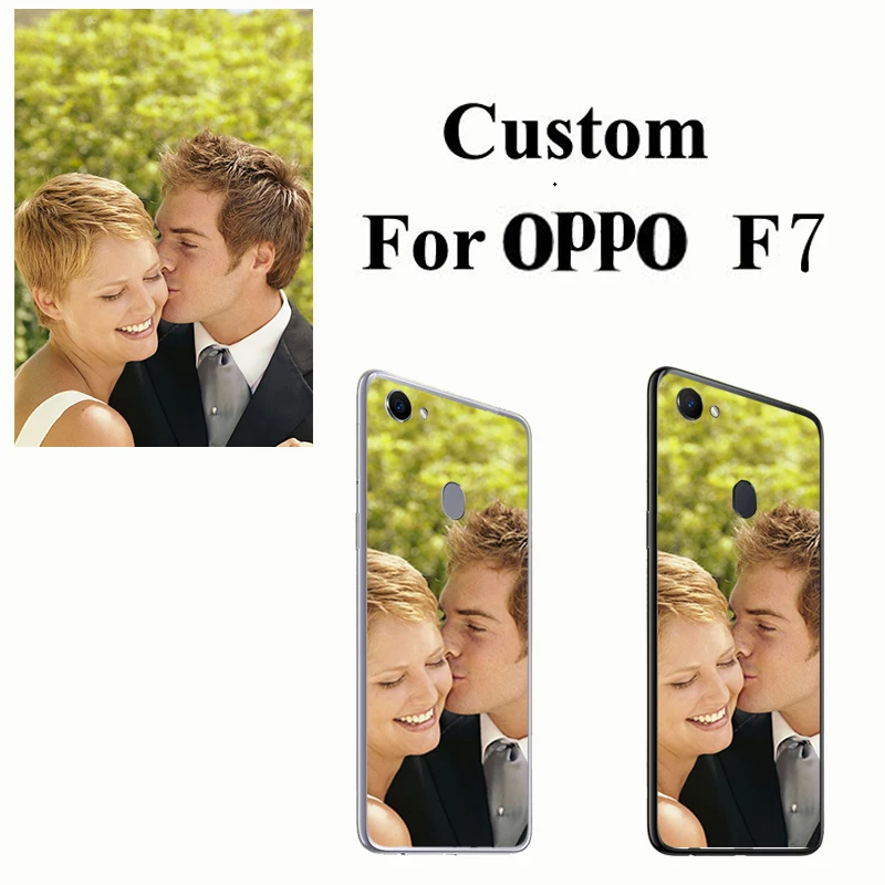 

DIY Photo pattern images Phone custom made Protective Back Phone Case Photo Print Phone Covers for OPPO F7