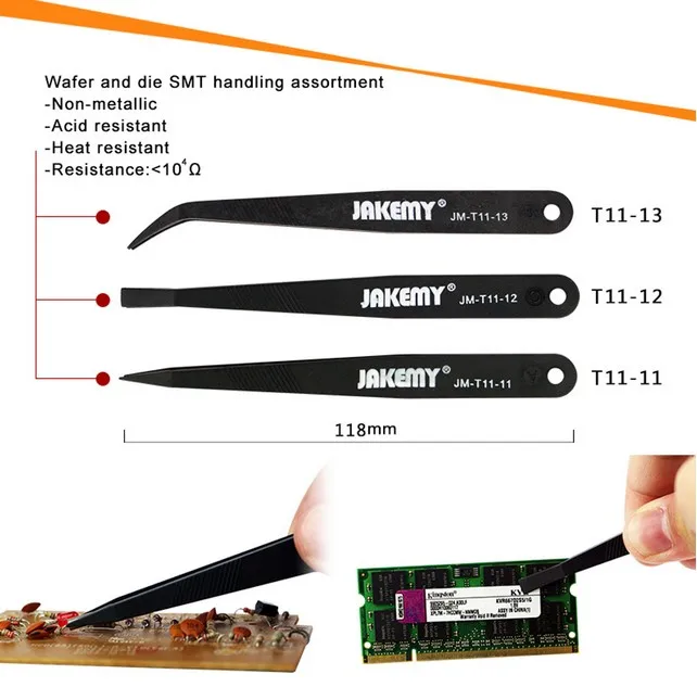 Антистатические пинцеты набор Triad Fix Repair Tool Kit для мобильных телефонов планшеты электронные компоненты