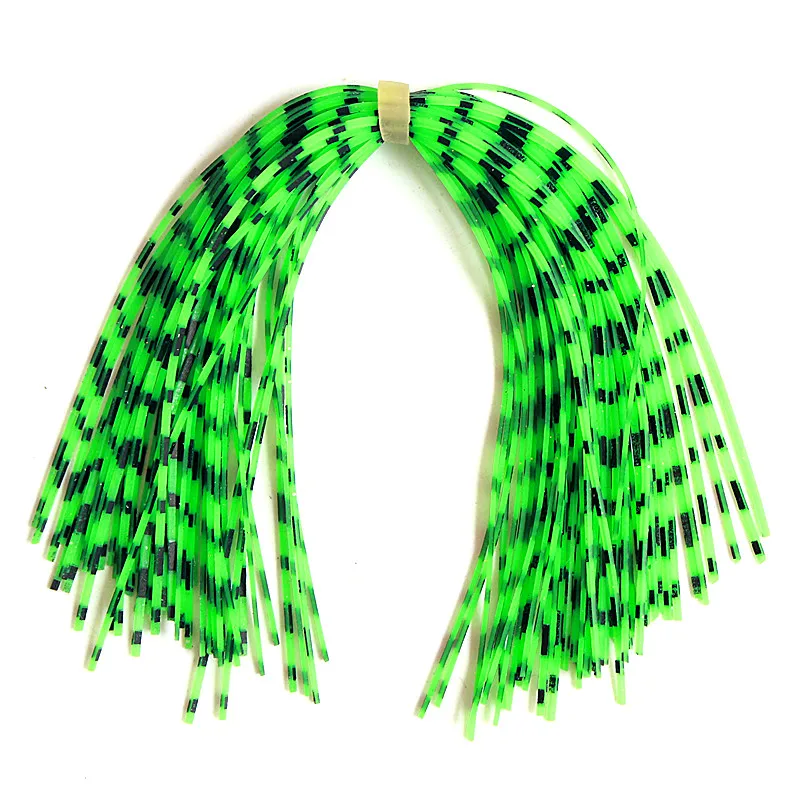 5 bundles 50strands per bundle Lures Soft Worm Body Squirmy Wormy Fly Tying Legs Materials Rubber String Flies Baits Silicone
