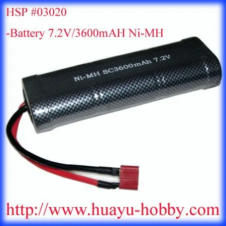 HSP #03020-аккумулятор Ni-MH 7 2 В/3600 мАч детали для игрушечного автомобиля | Игрушки и