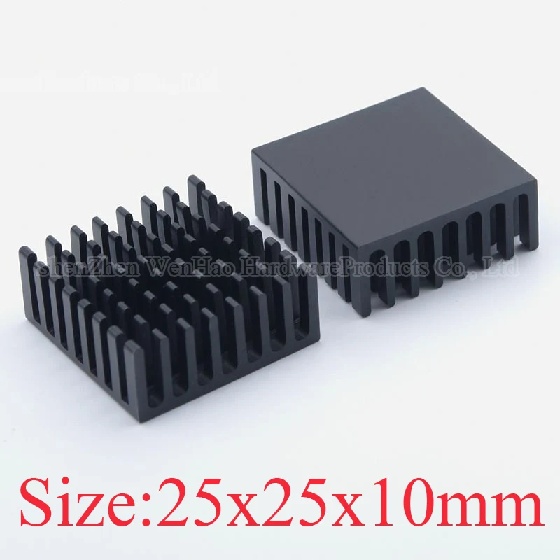 High quality Heatsink 25x25x10mm Aluminum heatsink heat sink radiator