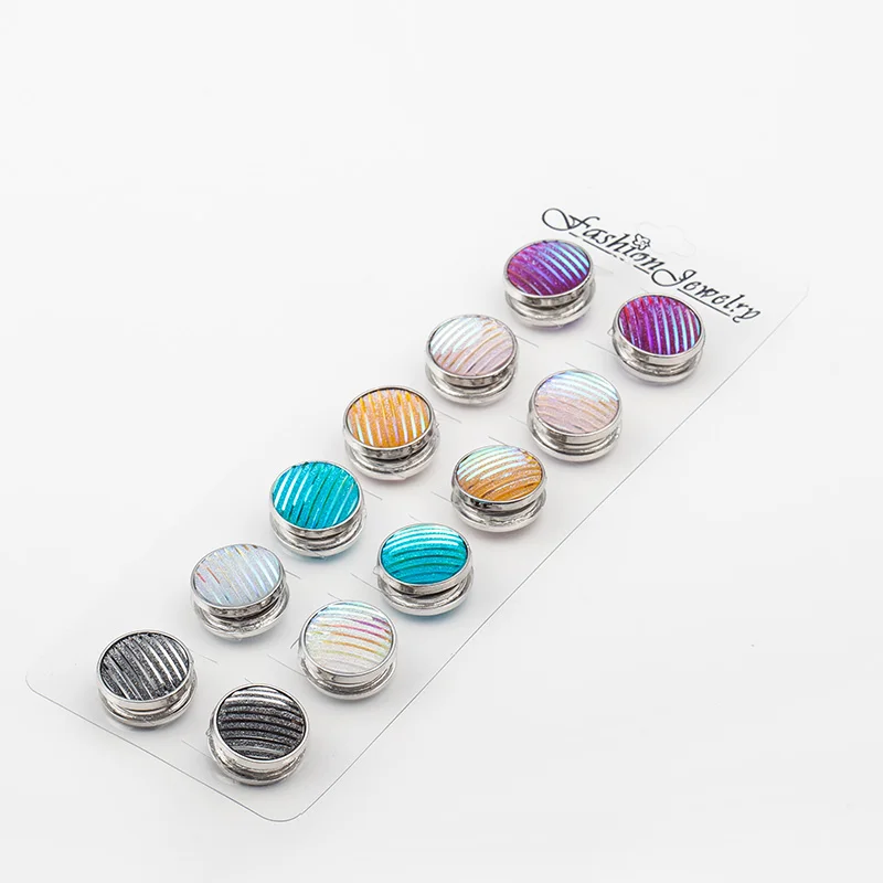 

12pcs/dozen New Fashion Unique Magnetic Brooch Strong Magnet Scarf Hijab Brooch Factory Direct Price