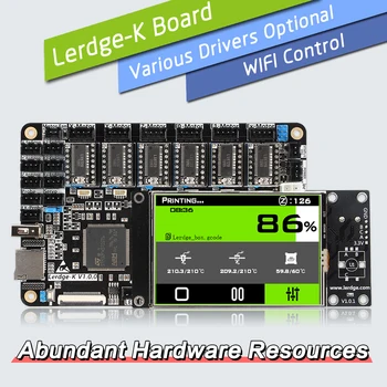 

3D Printer Controller Motherboard for XYZ/Detla/CoreXY/CoreXZ Ultimaker/Hbot Mainboard with 3.5" Touch Screen and NTC100K PT100