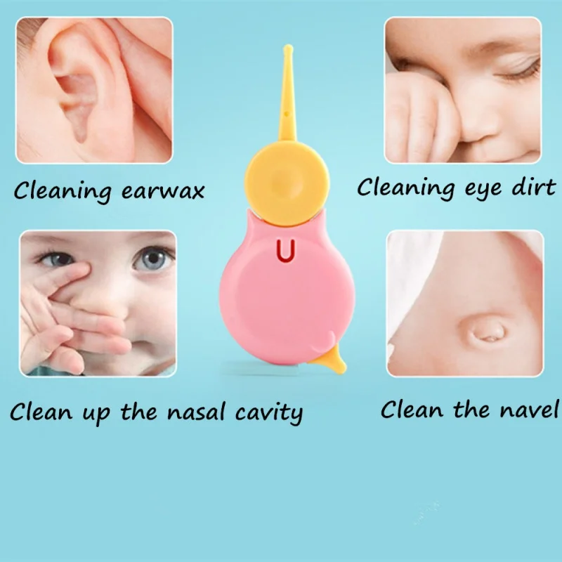 Новорожденный Ухо Нос безопасность Уход очиститель Snot Чистка клип Baby Safe пинцеты для чистки может быть разделен для детской чистки инструмент костюм