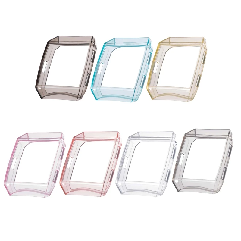 

OOTDTY Replacement Silicone TPU Skin Protective Case Cover For Ionic Smart Watch Shell Case Watch Accessories