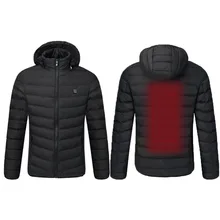 Для мужчин напольного отопления тонкий хлопок с капюшоном пуховые пальто; Детские Зимние углеродного волокна электрическая грелка для лыжные альпинистские Термальность одежда