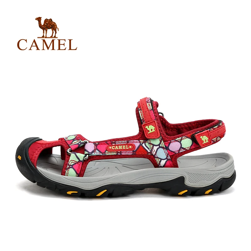 2016 New Design Women Sandals Camel Outdoor Women Slip resistant Breathable Beach Sandals Quick drying
