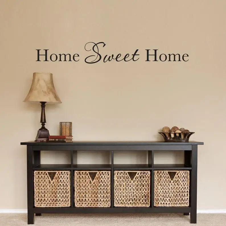 Home Sweet Home Quote Wall Sticker, Wall Sticker Bedroom Decor, Quote Home Decoration, Wall Stickers Home Decor Living Room Q334 Home Sweet Home Quote Wall Sticker, Wall Sticker Bedroom Decor, Quote Home Decoration, Wall Stickers Home Decor Living Room Q334