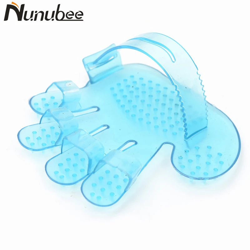 Nunubee 1 шт. стрижка кошек и собак Массажная щетка для душа расческа в форме руки