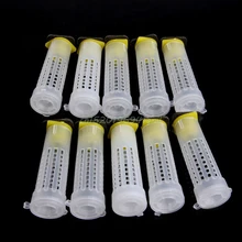 10Pcs Beekeeping Rearing Cup Kit Bee Queen Cages Roller Beekeeper Equipment Tool