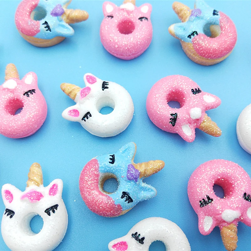 Boxi5pcs/10 шт/20 шт./упак. Slime Подвески Игрушки смолы блеск животных поставки слаймов DIY