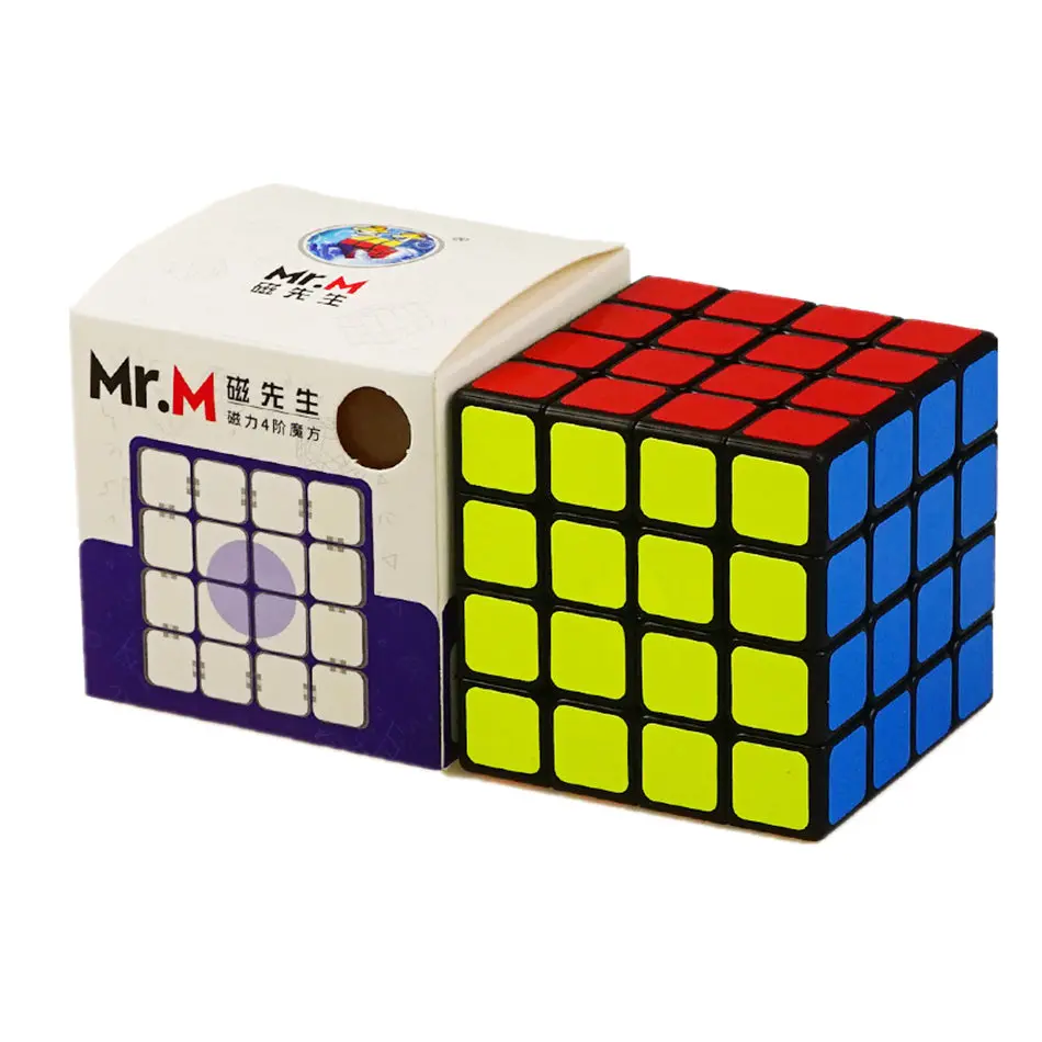 

Shengshou 4x4 Magnetic Cube Mr.M 4x4x4 Magnetic Magic Cube 4Layers Speed Cube Professional Puzzle Toy For Children Kids Gift Toy