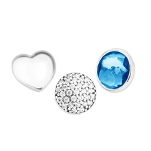 Convient pour médaillon flottant pendentif collier 100% 925 Sterling-argent-bijoux décembre Petites perles paquet de 3 pièces livraison gratuite