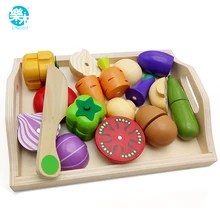 Деревянные игрушки для детей, детские игрушки для игр, кухонные игрушки для резки фруктов и овощей, детские игрушки для детей