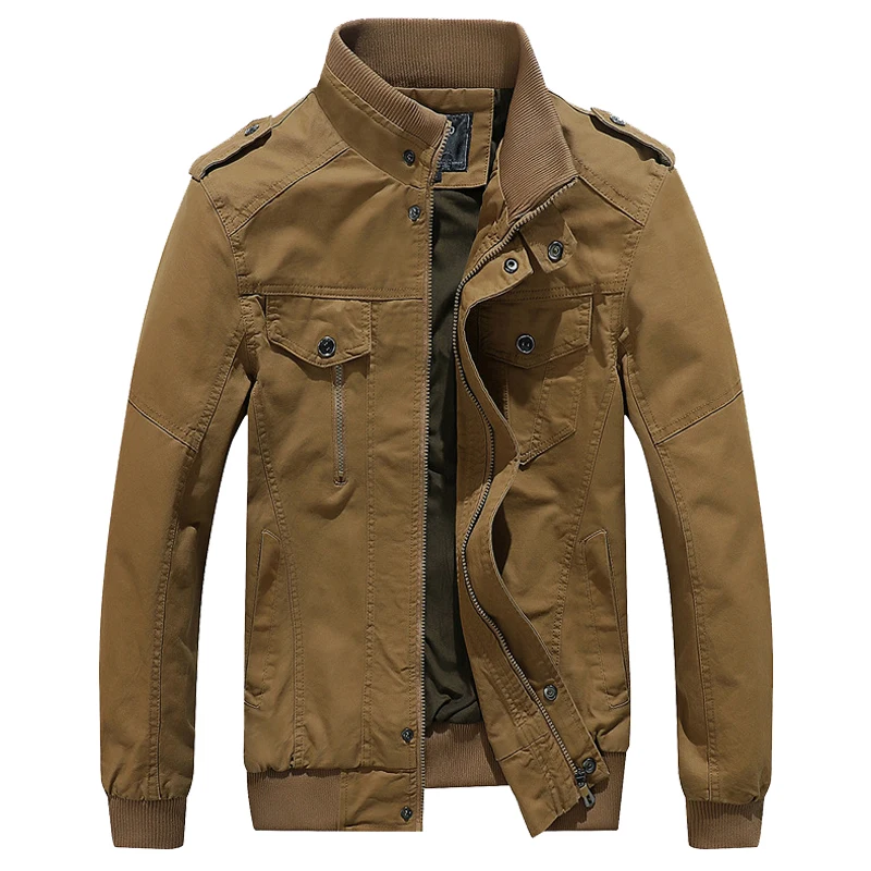 Jackets Men Army Cargo Jackets Military Tactical Jacket Coat 2019 Autumn Male Slim Fit Casual Coats Outwear Plus Size 5XL WN54