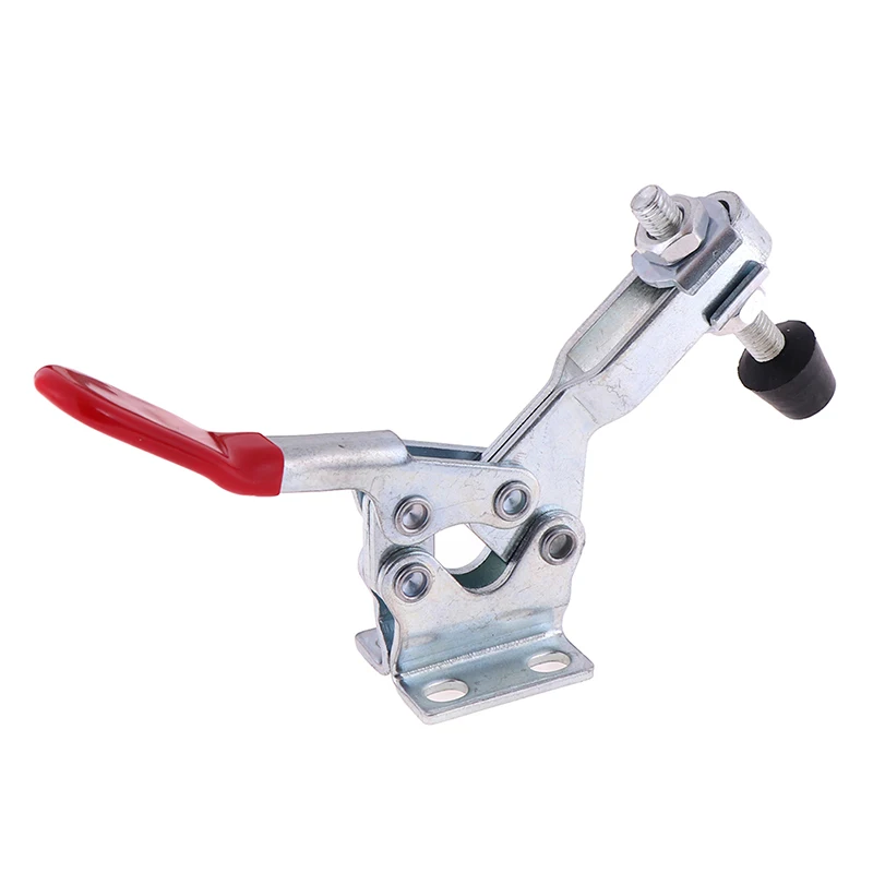 

1pc High Quality Vertical TypeToggle Clamp 227KG Holding Capacity Quick Release Vertical Type Toggle Clamp Galvanized Iron