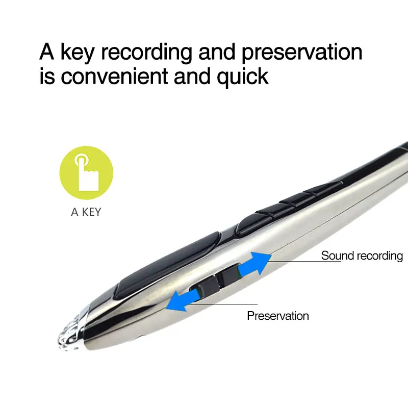 TRANSCTEGO voice recorder digital pen professional High-definition audio recorder multifunctional business affairs recording pen